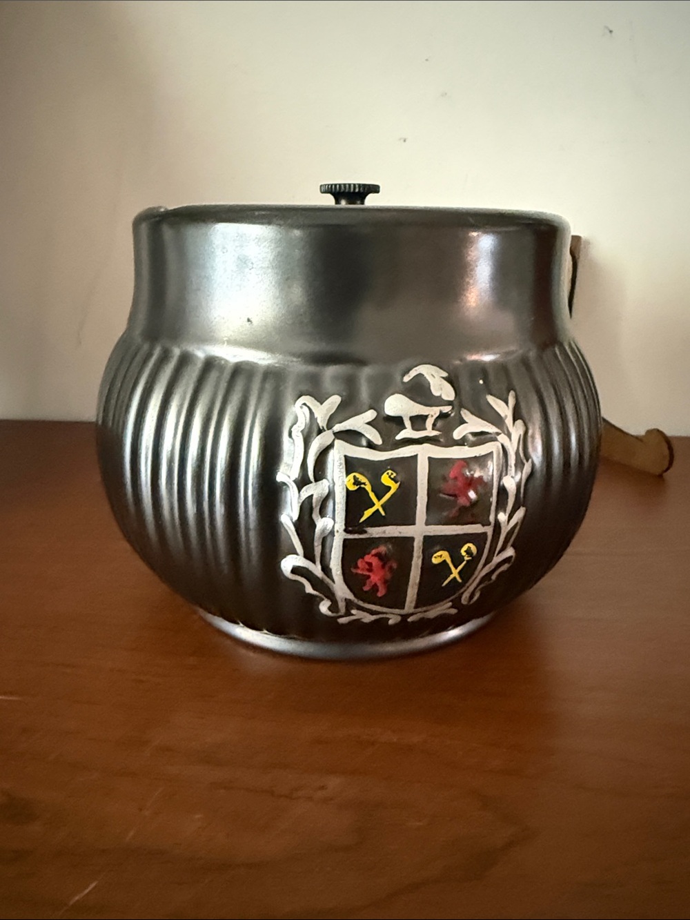 Vintage Collectible Crown Devon Tobacco Jar Humidor